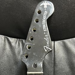 Black Fender Stratocaster Neck Decor Or Project