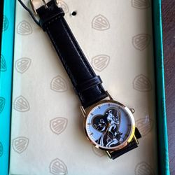 VINTAGE PEPE LE PEW & PENELOPE WATCH WARNER BROS. BY FOSSIL WATCH RARE WORKS