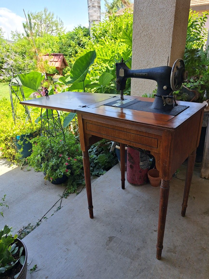 Vintage Kenmore Sewing Machine Table For $45.