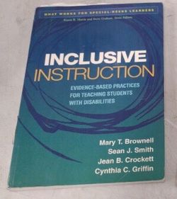 Inclusive Instruction: Evidence-Based Practices for Teaching Students with DisabilitiesBRWH-1(contact info removed)88