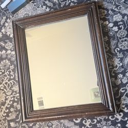 Wooden Framed Mirror
