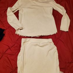 XL Beige 2 Piece Set 