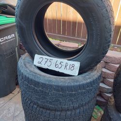 275. 65 R18 Tires