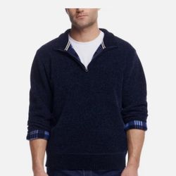 Weatherproof Men's Chenille 14 Zip Sweater 
