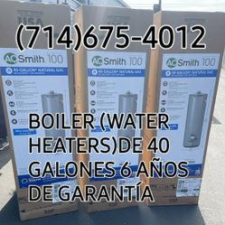 BOILERS (WATER HEATERS)