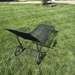 Wrought Iron Chaise Lounge