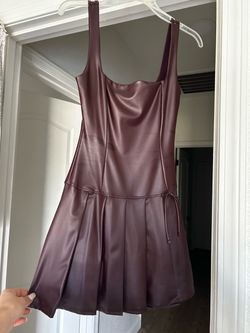Pleather dress