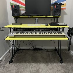 Music Producer Workstation Desk (DESK ONLY…equipment NOT included)