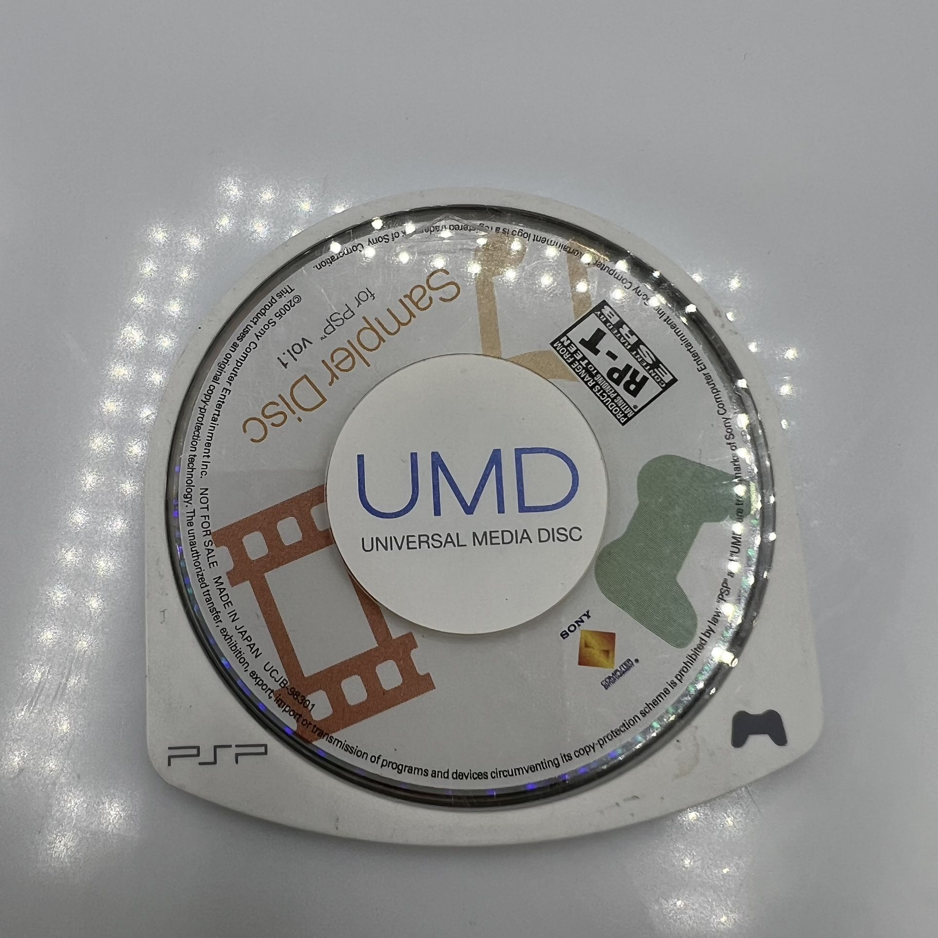 Sampler Disc For PSP Vol 1 UMD Disc Only