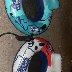 two floaters and 1 pump