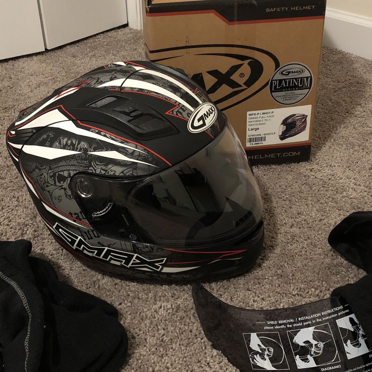 Brand New  Motorcycle/streetbike Helmet