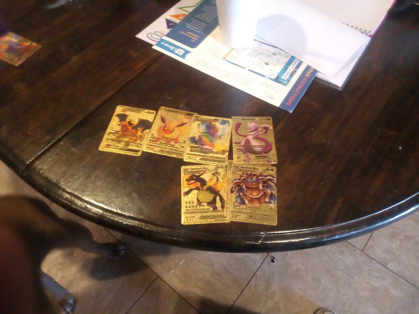  Golden Pokemon Cards