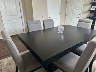 Blue sofa 100 gray sofa 100 table and chairs 100 bar chair $50