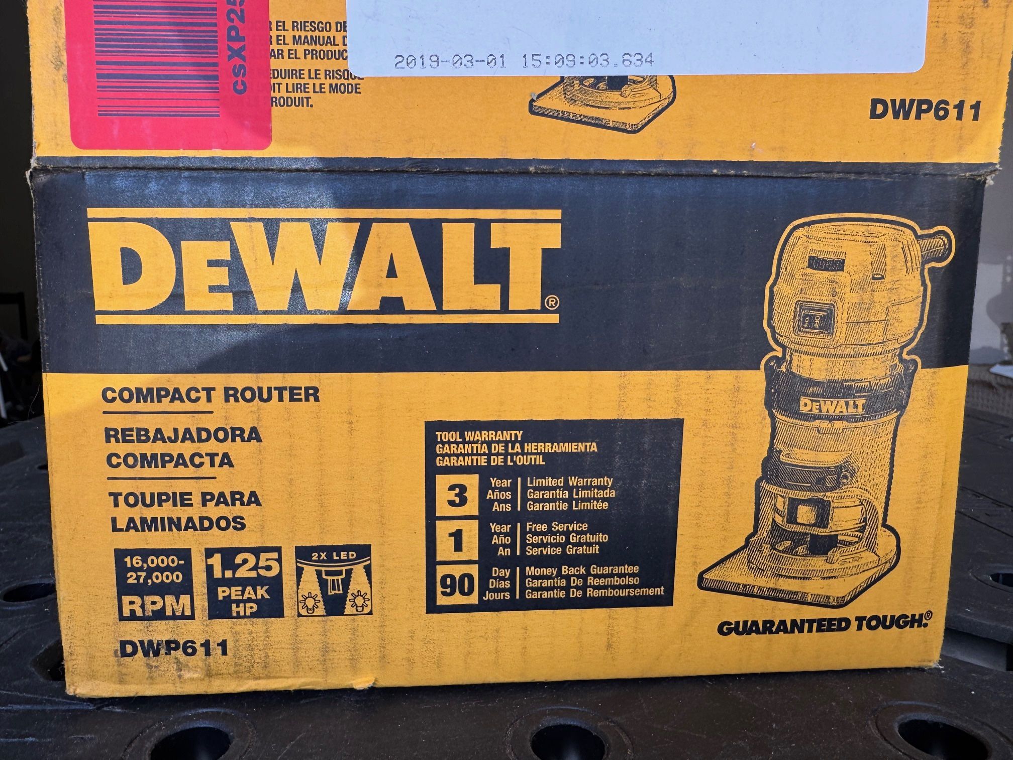 New In Open Box Compact Router