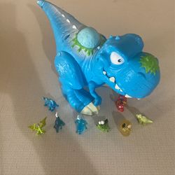 Smashers Blue Ice Rex and 8 Smashers
