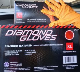 8  mill Nitrile Powder-Free Gloves. 