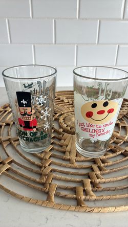 Set of two elf the movie glasses