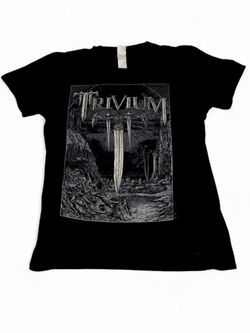 Trivium Vintage 2000's Y2K Band Sword Dagger Midevil T-shirt Rock Metal - Size Large #metalcore #goth #bandtee       Tags: #emo grunge bandtee band t 