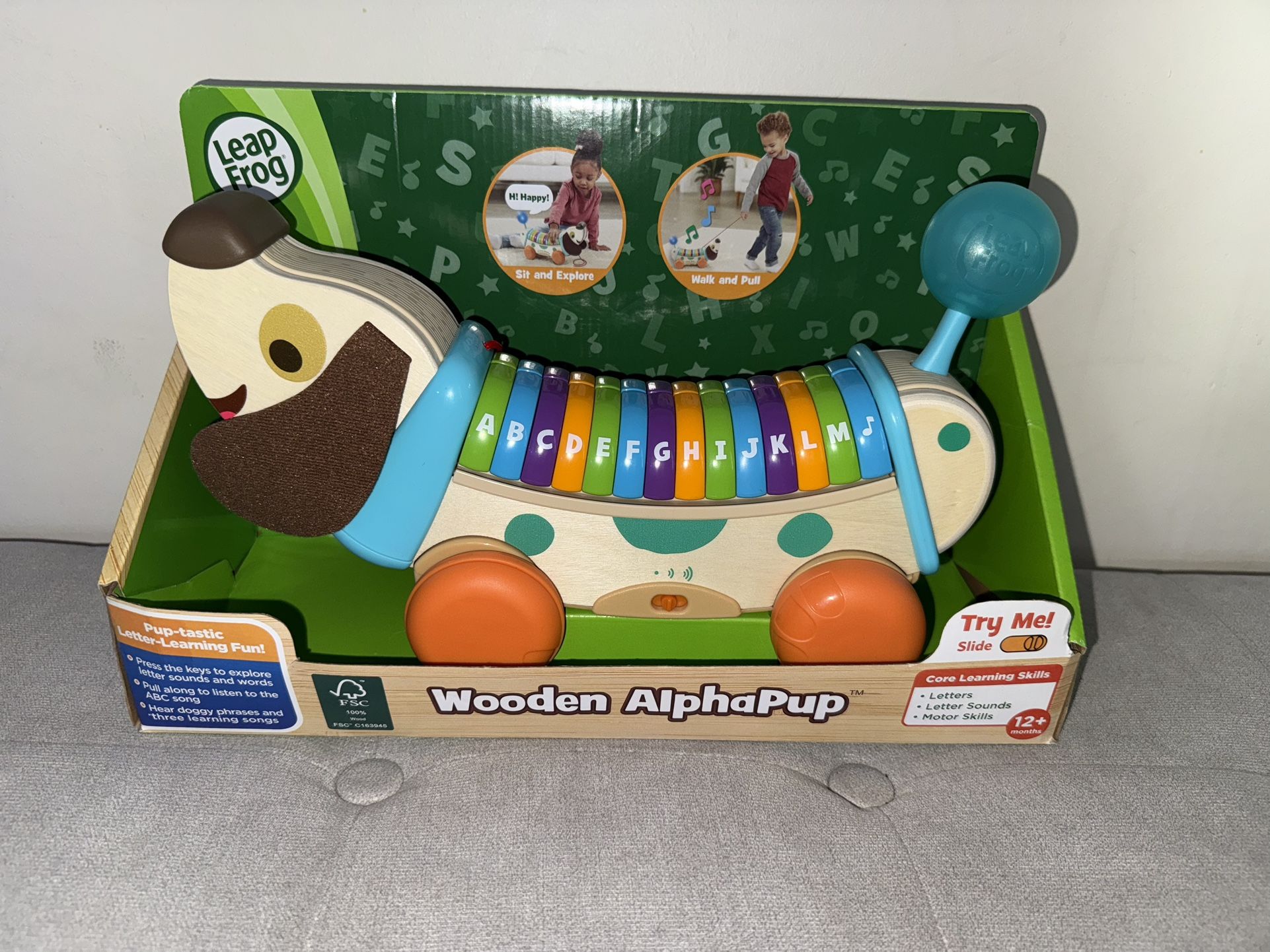 Leapfrog Wooden Alphapup