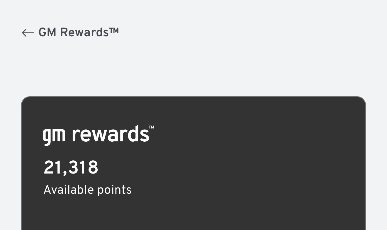GM Rewards Points Transfer