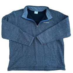 Columbia Great Hart Mountain III Half Zip Men’s Size Large XL Charcoal Pullover