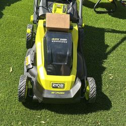 Ryobi Push Lawn Mower  20” in c/w 6Ah Battery and Charger 🔌