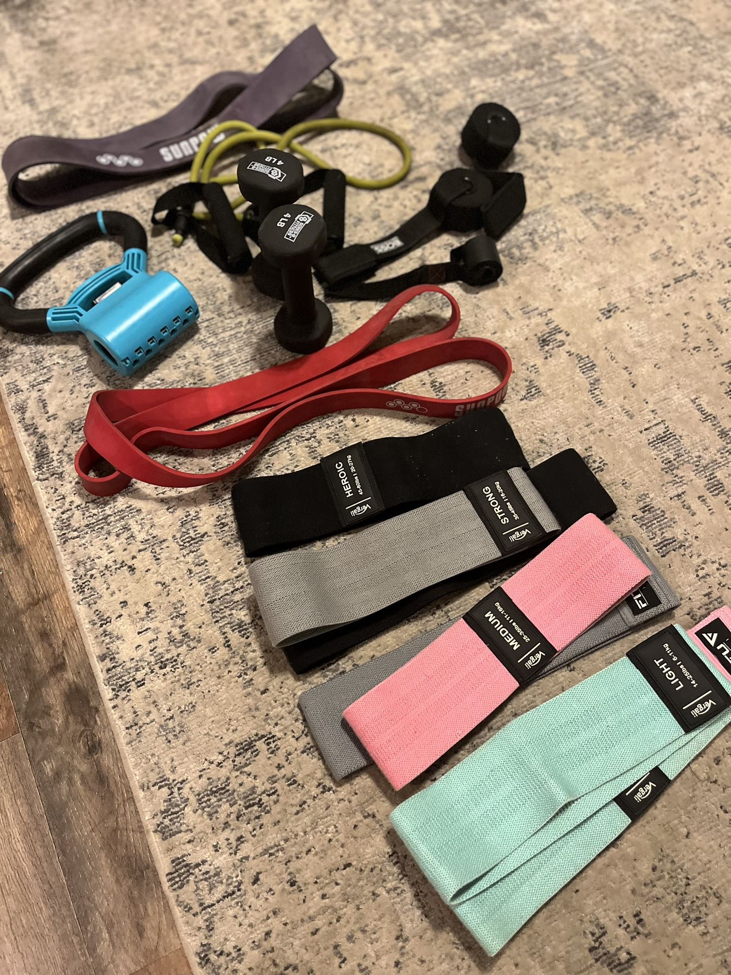 Assorted Home Gym Bands