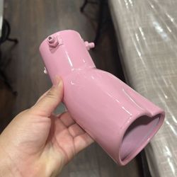 Pink exhaust heart shaped cover