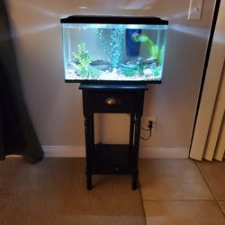 Fish Tank And Table 