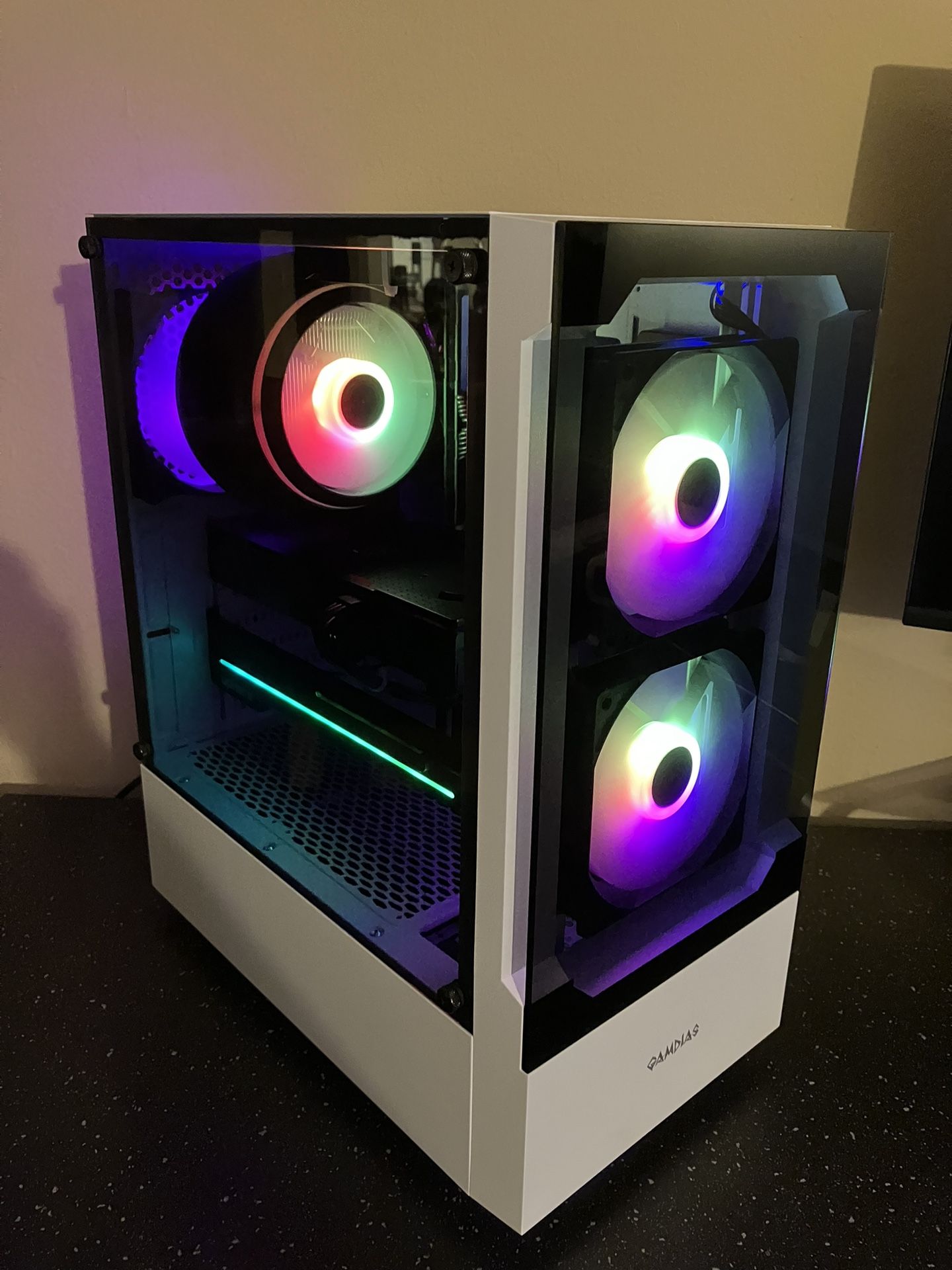 Gaming PC - Intel 8 Core CPU, AMD RX 480, 16GB Ram, SSD + HDD, With ...