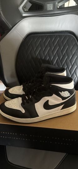 Jordan 1 Mid Panda 10.5 Men