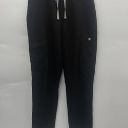 Figs Scrub Pants Womens Small Technical Collection Yola Skinny Stretch Black
