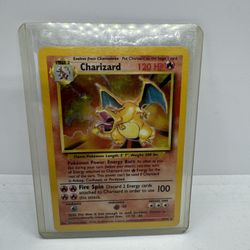 Holographic OG Charizard Pokémon Card