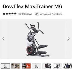 BowFlex Max Trainer M6