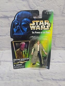 Kenner Green Star Wars Power of the Force Han Solo Endor