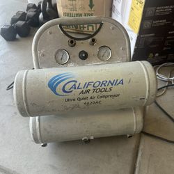California Air Tools 4620AC Powerful 2.0 HP Ultra Quiet and Oil-Free Air Compressor, 4.6 Gallon Tank Capacity, 70 dB Noise Level, Electric, Portable, 