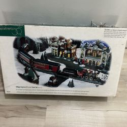 Vintage Christmas Train Set