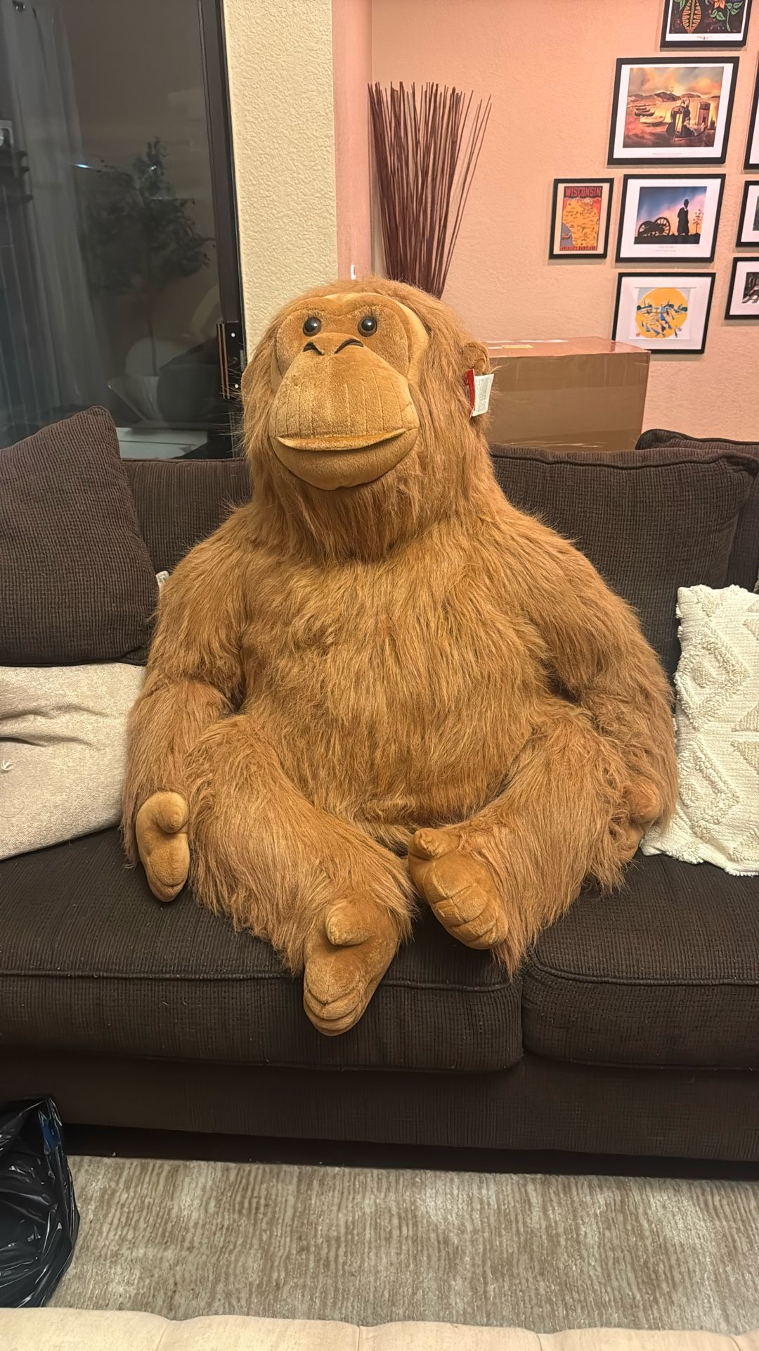 Aurora Oversized Ozlo Orangutan Stuffed Animal