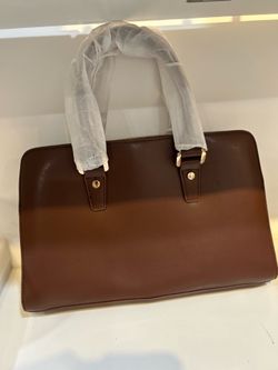 Brown laptop/briefcase bag new
