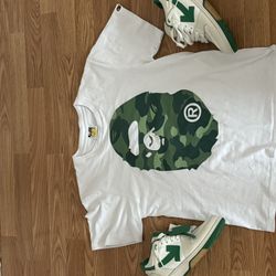 Off Whites And Bape Shirt Bundle Deal