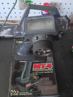 Sanwa MT-4 2.4GHz RC Transmitter with Manual