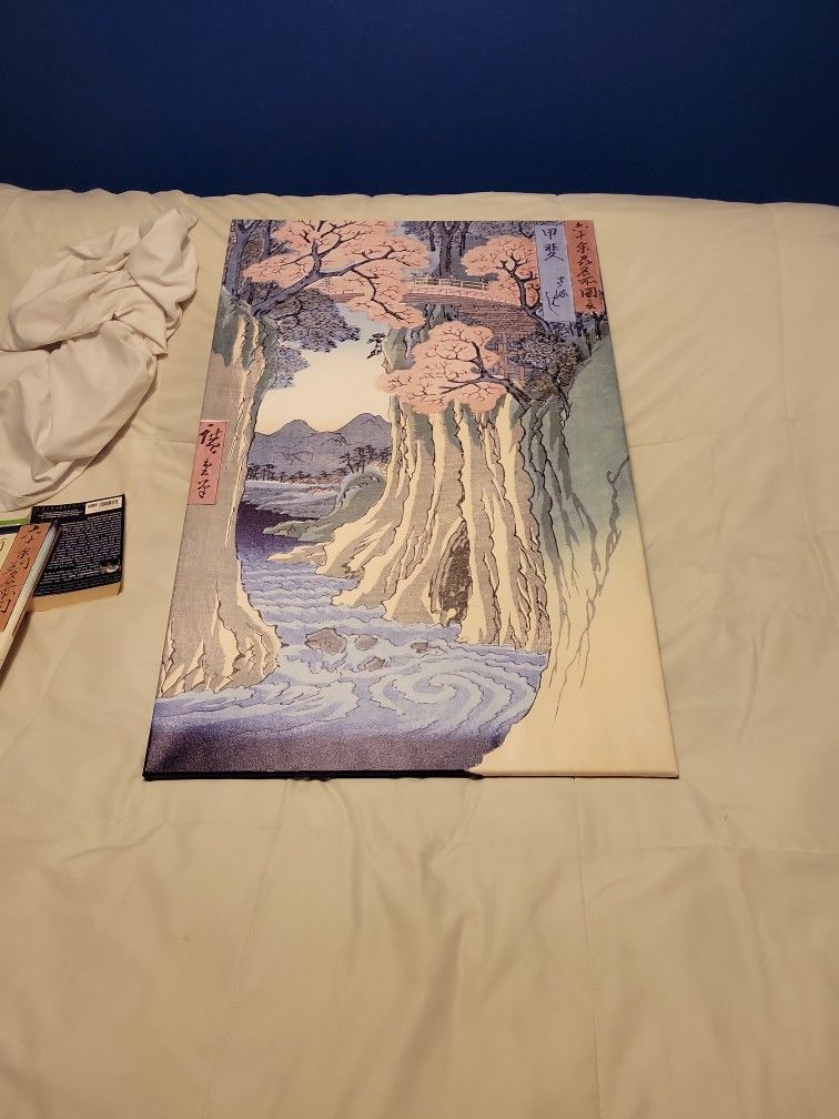 Japanese Style Canvas Painting