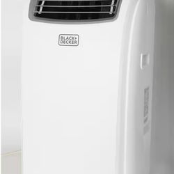 BLACK+DECKER 12,500 BTU, 8,000 BTU (SACC/CEC) Portable Air Conditioner, Dehumidifier and Remote, White