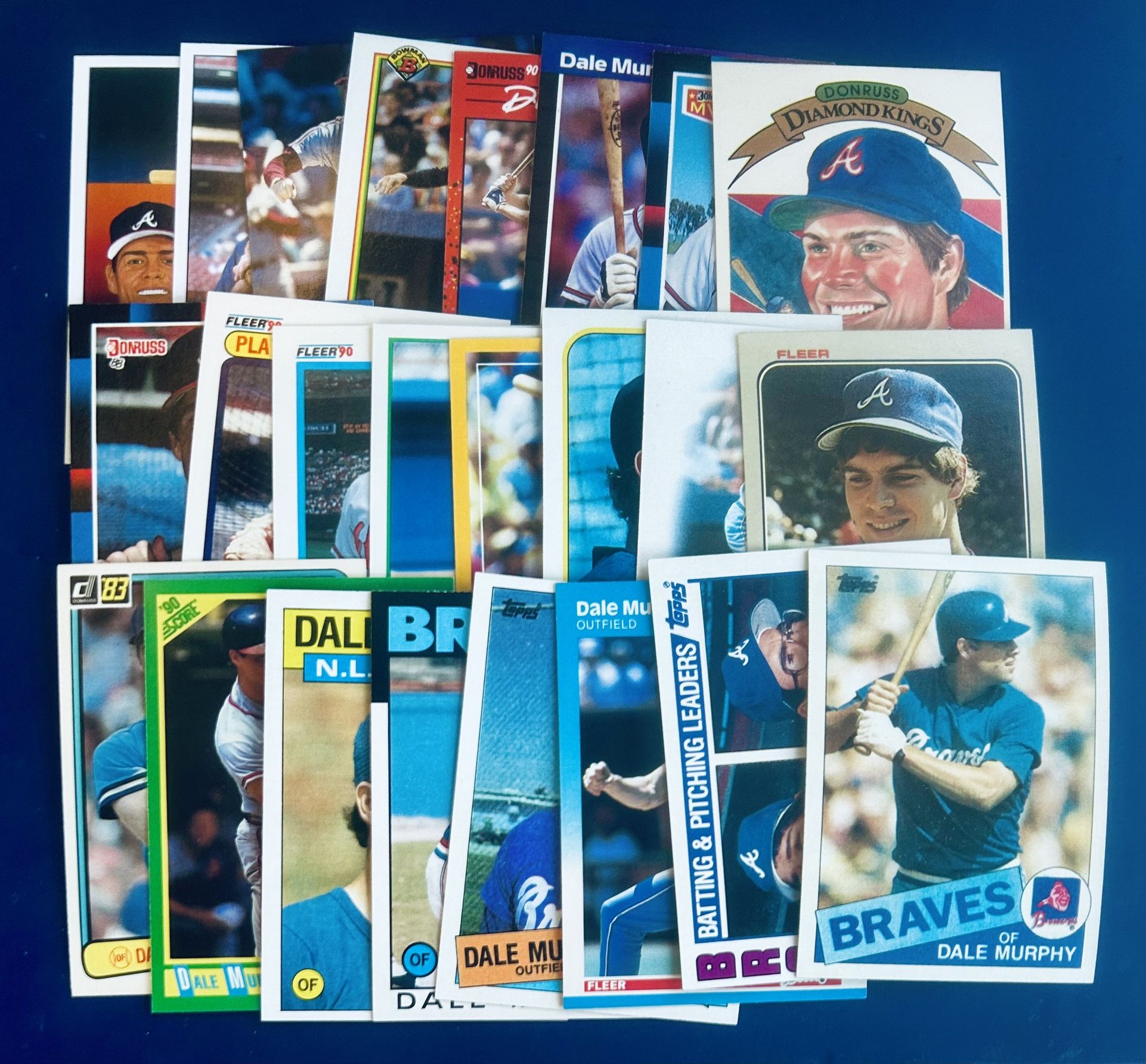 Dale Murphy Baseball Card Lot