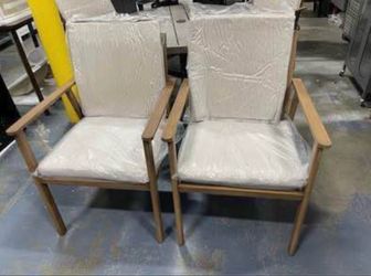Assembled New Outdoor Patio Dining Chair Set of 4 Never-Rust Outdoor Aluminum Patio Chairs