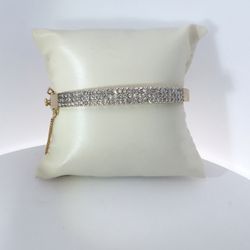 14K Yellow Gold Lady’s Diamond Fashion Bracelet 