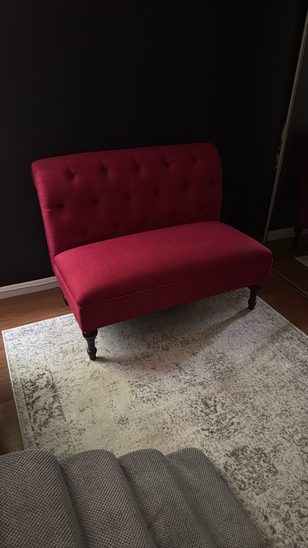 Red couch