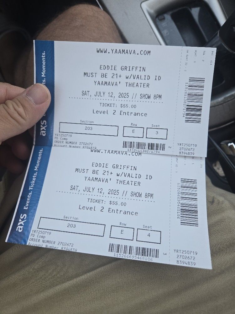 Eddie Griffin Tickets Tonight Yaamava