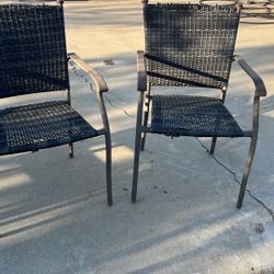 All 4 Patio Chairs 