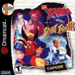 X Men Vs Street Fighter Sega Dreamcast (Please Read)